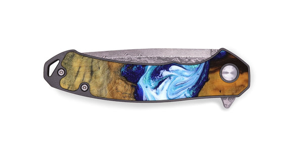 EDC Wood Pocket Knife - Jayleen (Blue, 830121)