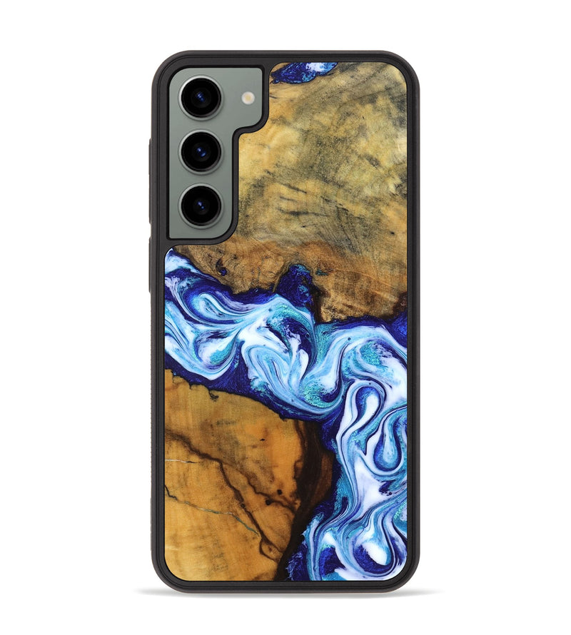Galaxy S23 Plus Wood Phone Case - Jayleen (Blue, 830121)