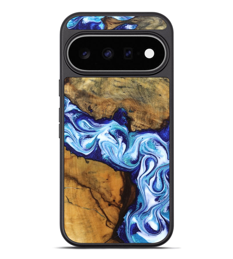 Pixel 11 Pro XL Wood Phone Case - Jayleen (Blue, 830121)