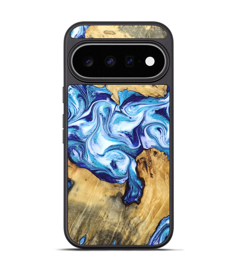 Pixel 11 Pro Wood Phone Case - Mervin (Blue, 830125)