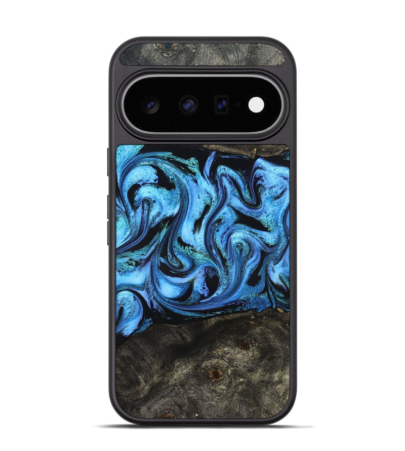 Pixel 11 Pro Wood Phone Case - Jami (Blue, 830128)