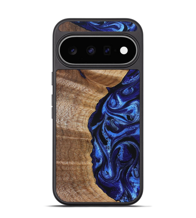 Pixel 11 Wood Phone Case - Susan (Blue, 830135)