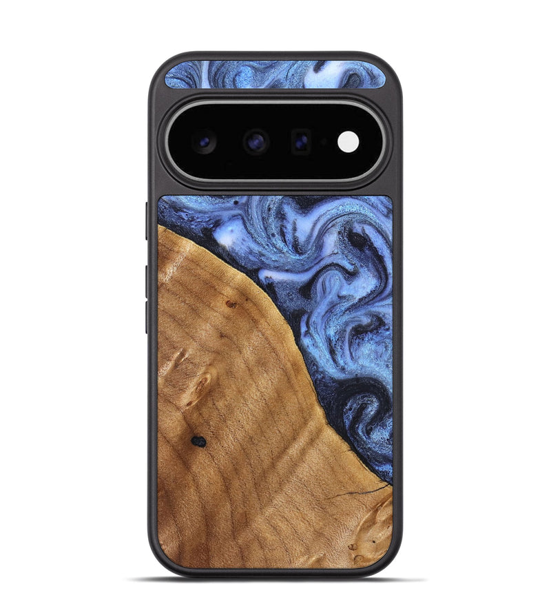 Pixel 11 Wood Phone Case - Christy (Blue, 830169)