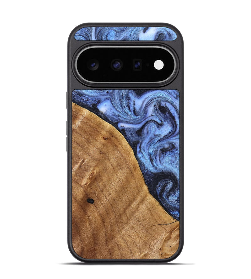 Pixel 11 Pro Wood Phone Case - Christy (Blue, 830169)