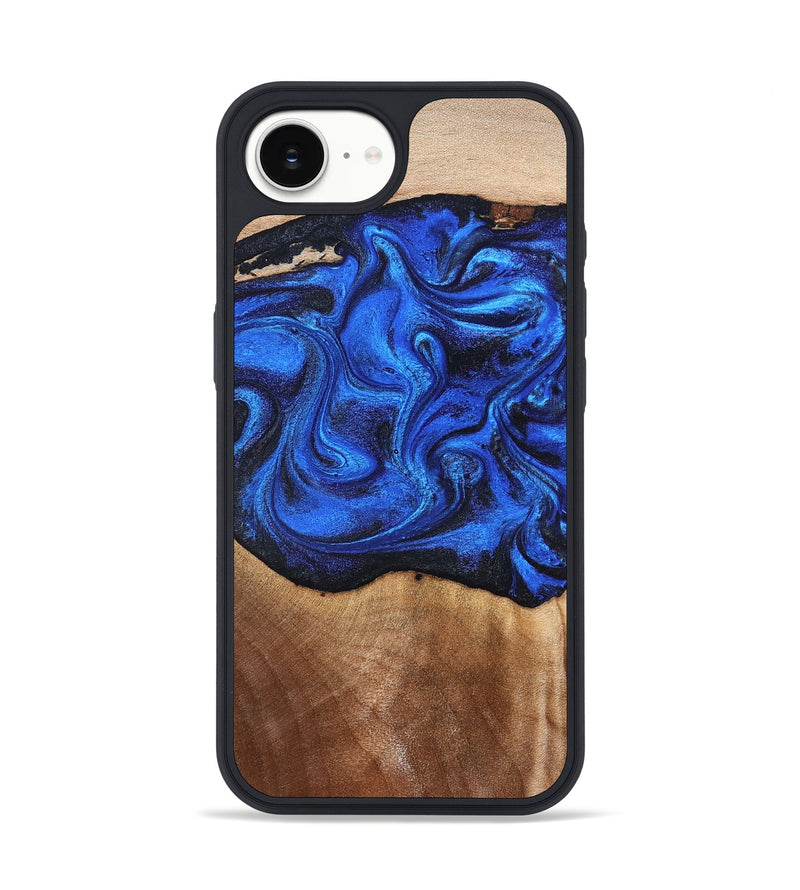 iPhone 17e Wood Phone Case - Paislee (Blue, 830170)