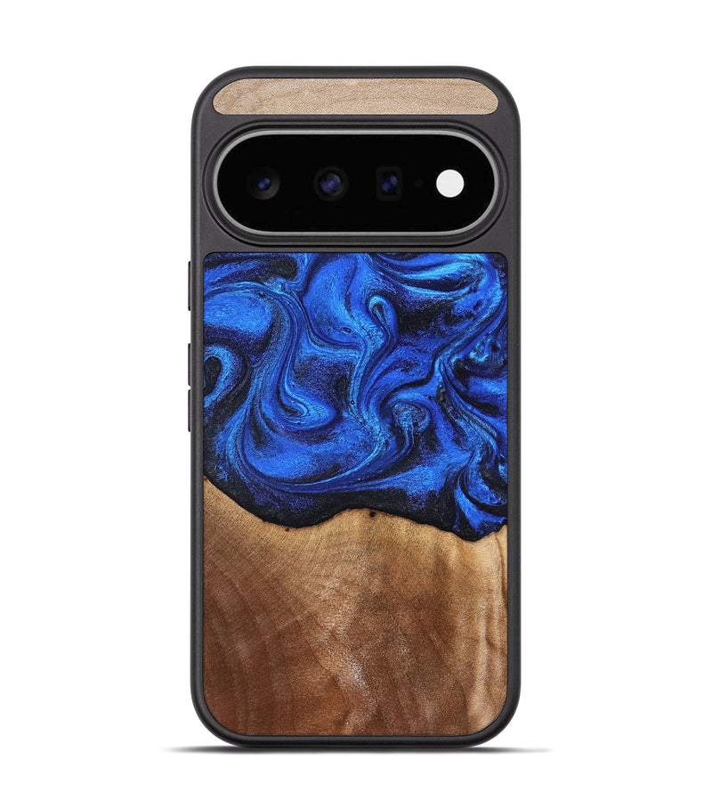 Pixel 11 Wood Phone Case - Paislee (Blue, 830170)