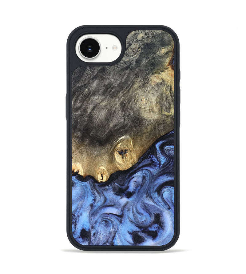 iPhone 17e Wood Phone Case - Mame (Blue, 830172)