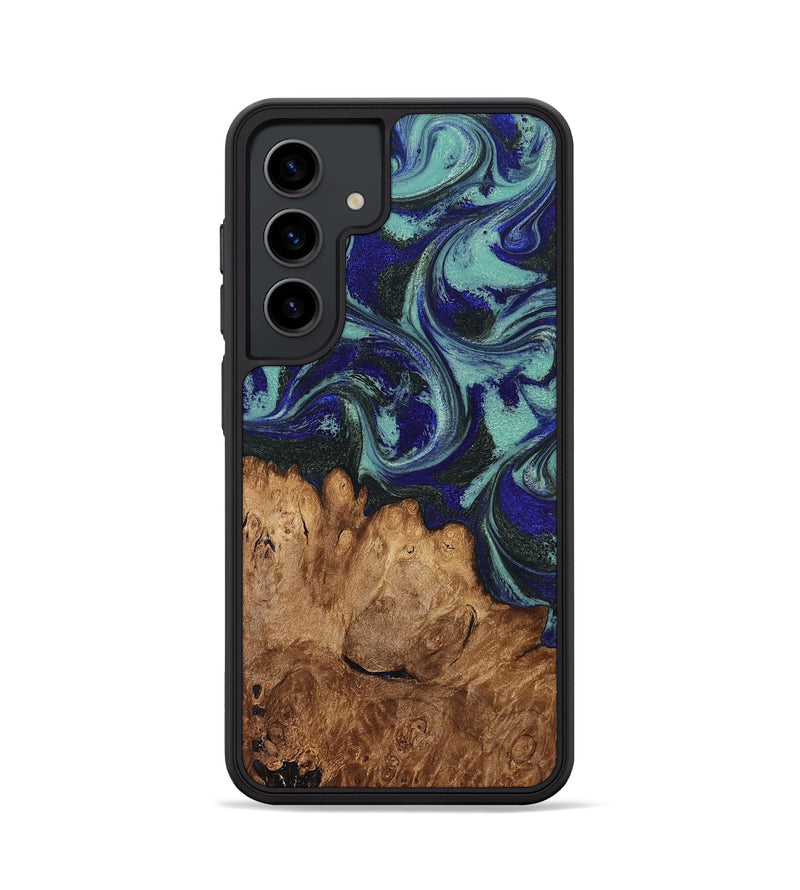 Galaxy S24 Wood Phone Case - Leander (Green, 830184)
