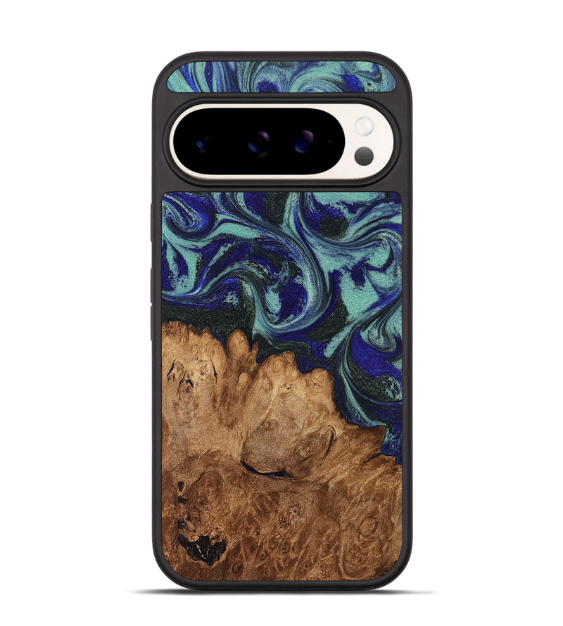 Pixel 9 Wood Phone Case - Leander (Green, 830184)