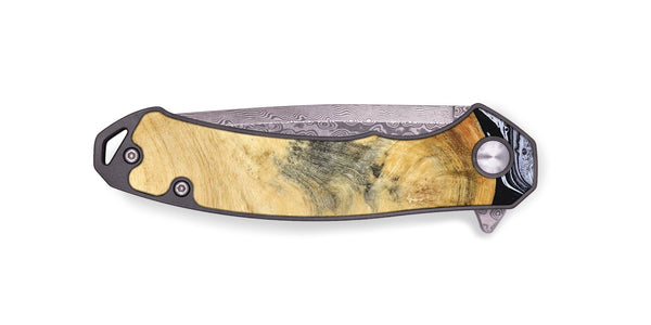 EDC Wood Pocket Knife - Brandi (Black & White, 830208)