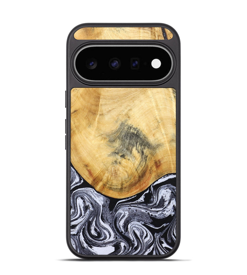Pixel 11 Wood Phone Case - Brandi (Black & White, 830208)