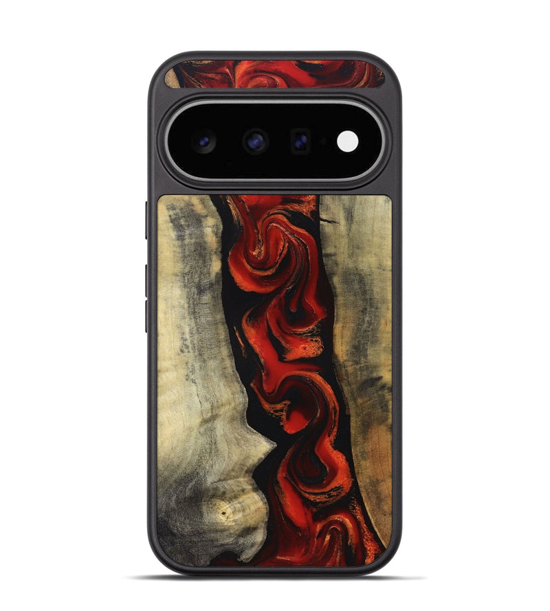Pixel 11 Wood Phone Case - Harlan (Red, 830214)