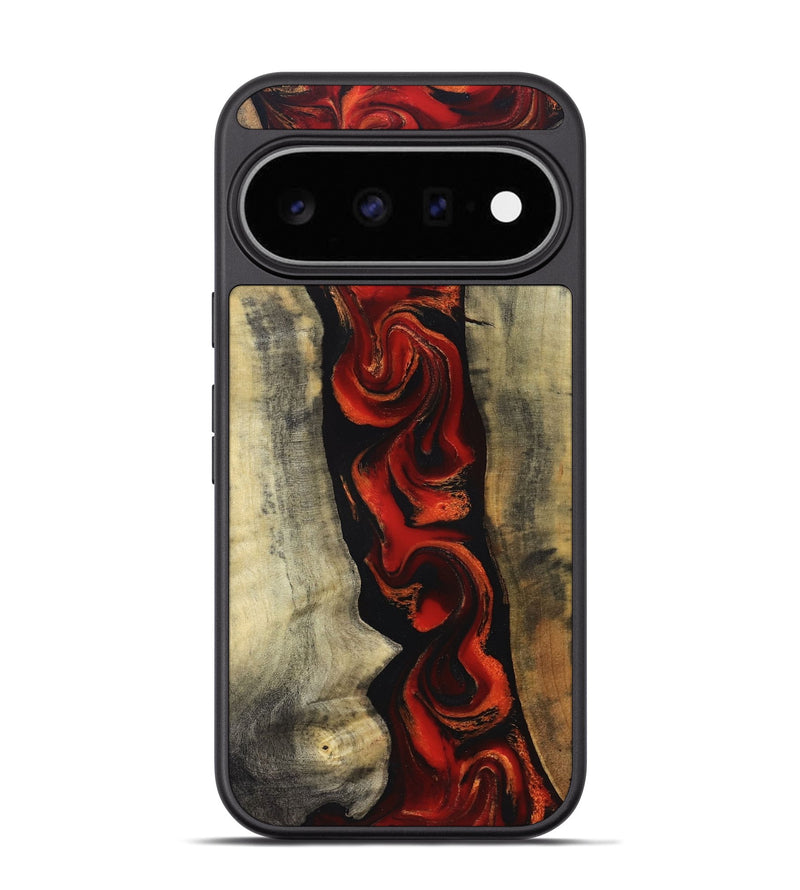 Pixel 11 Pro Wood Phone Case - Harlan (Red, 830214)