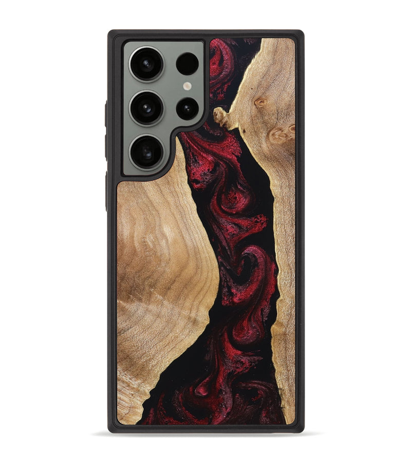 Galaxy S23 Ultra Wood Phone Case - Cordell (Red, 830217)