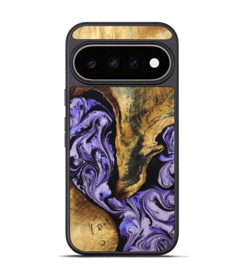 Pixel 11 Pro Wood Phone Case - Fredric (Purple, 830222)