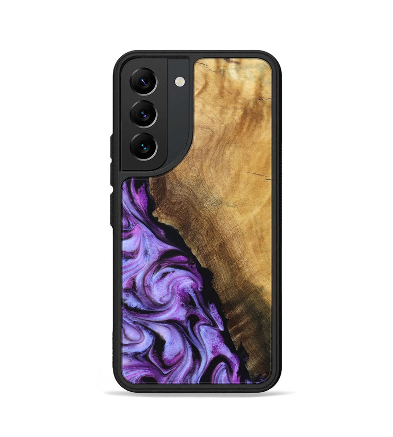 Galaxy S22 Wood Phone Case - Alvina (Purple, 830224)