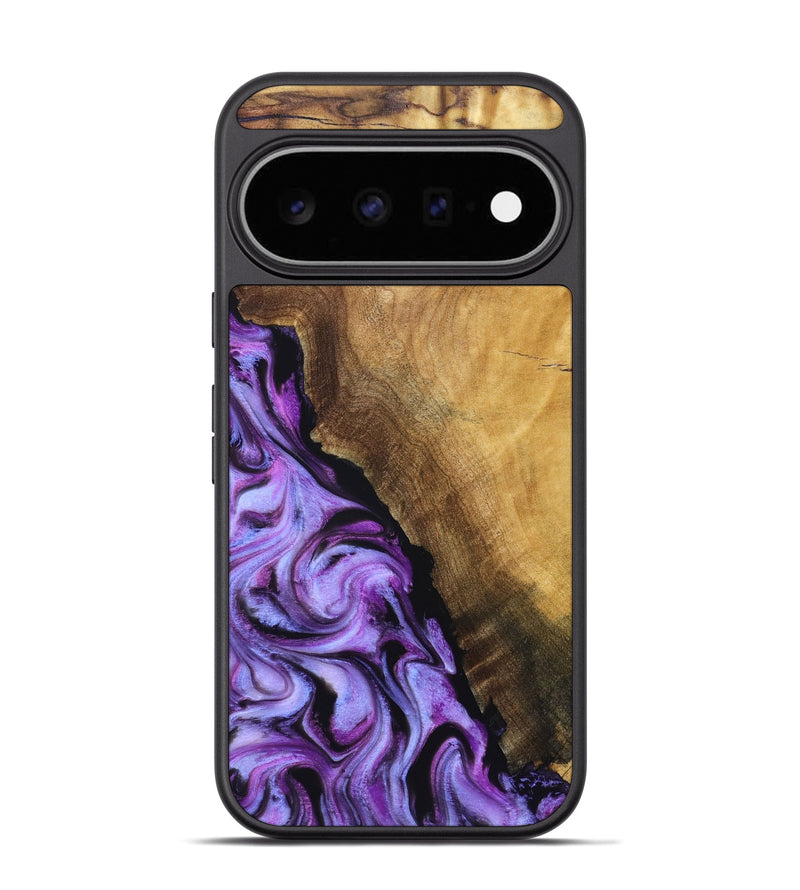 Pixel 11 Pro Wood Phone Case - Alvina (Purple, 830224)