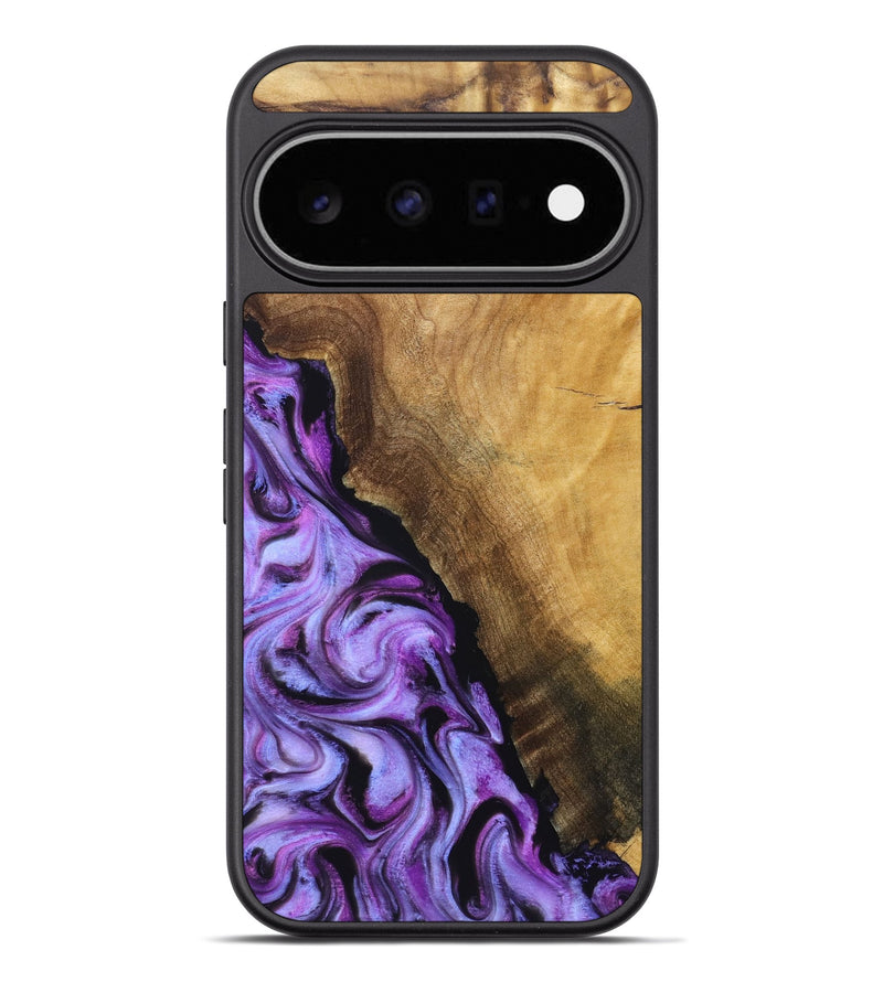 Pixel 11 Pro XL Wood Phone Case - Alvina (Purple, 830224)