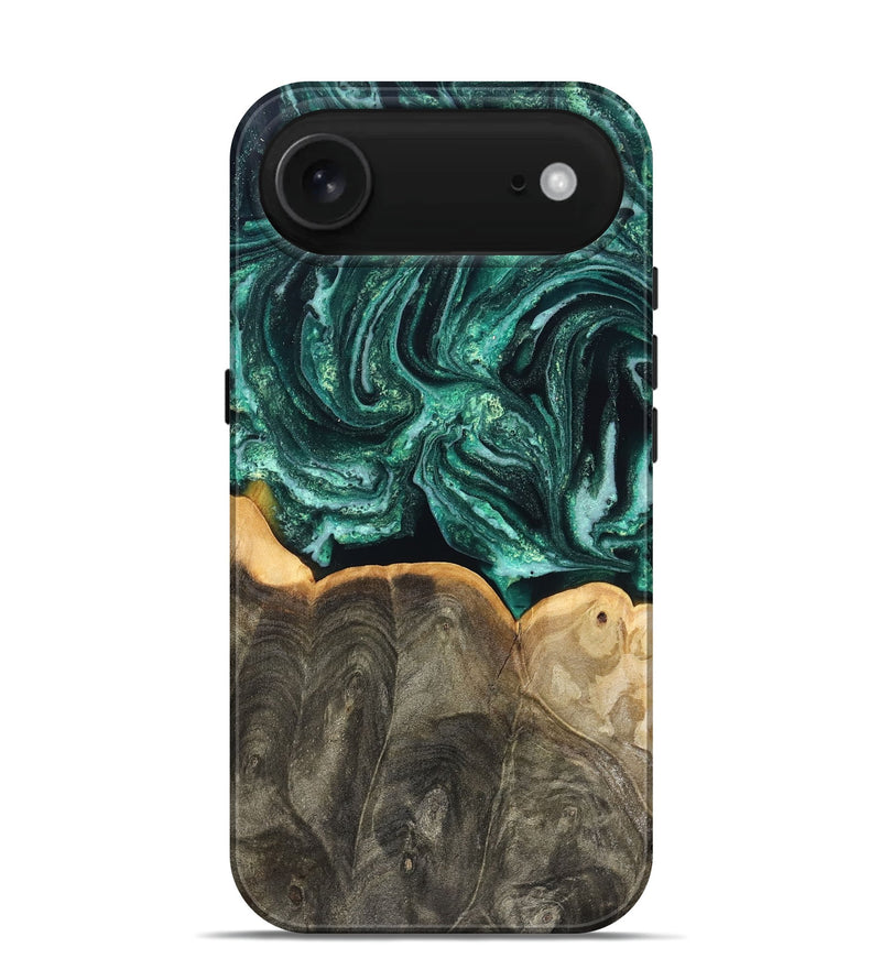 iPhone 17 Air Wood Live Edge Phone Case - Misael (Green, 830231)