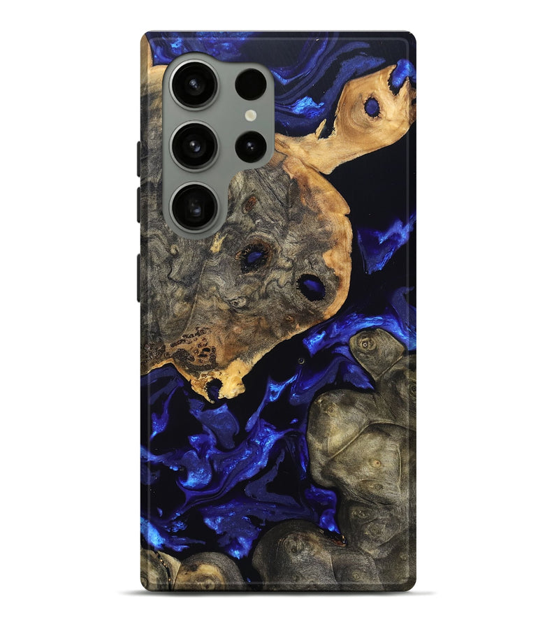Galaxy S24 Ultra Wood Live Edge Phone Case - Casie (Blue, 830234)