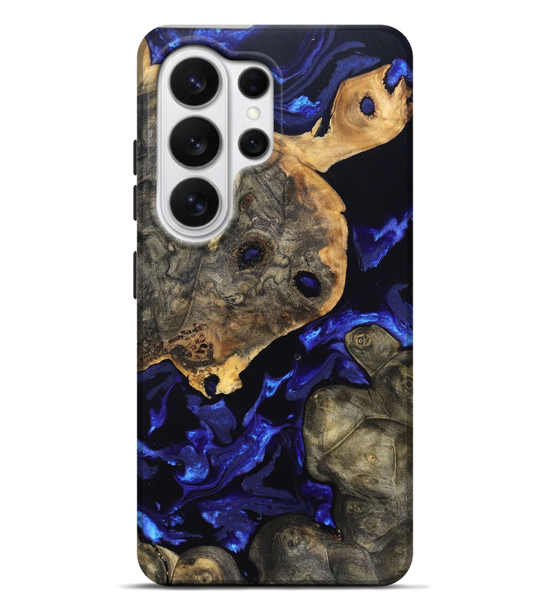 Galaxy S26 Ultra Wood Live Edge Phone Case - Casie (Blue, 830234)