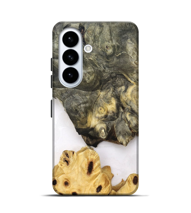 Galaxy S26 Wood Live Edge Phone Case - Clover (Clear, 830240)
