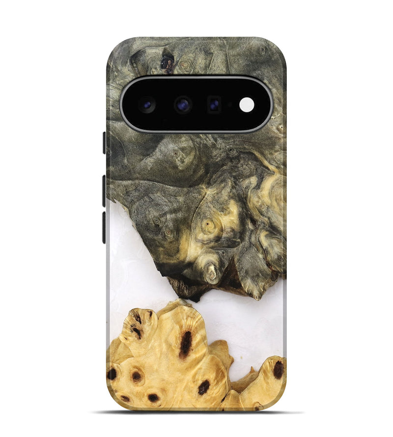Pixel 11 Wood Live Edge Phone Case - Clover (Clear, 830240)