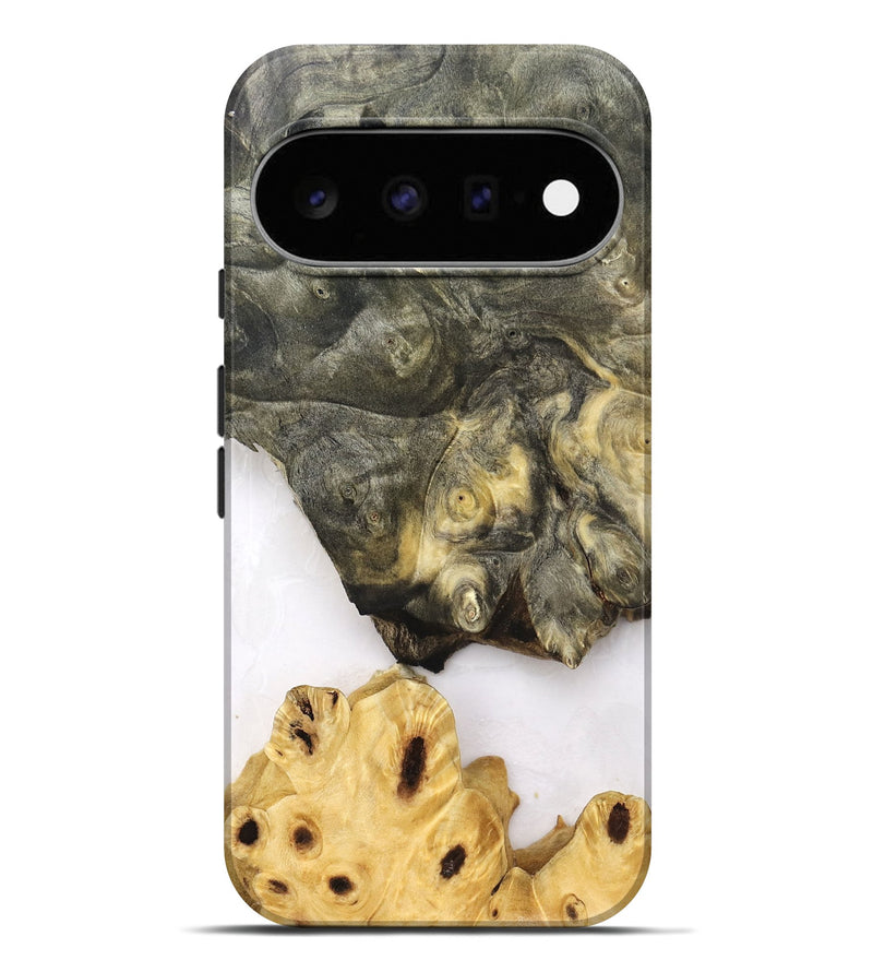 Pixel 11 Pro XL Wood Live Edge Phone Case - Clover (Clear, 830240)