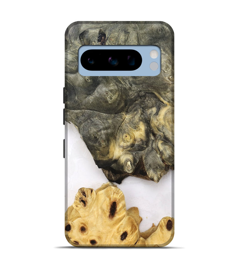 Pixel 8 Pro Wood Live Edge Phone Case - Clover (Clear, 830240)