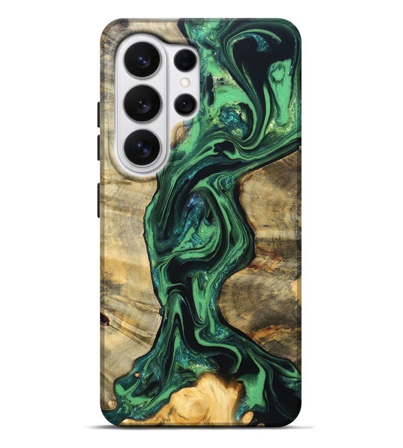 Galaxy S26 Ultra Wood Live Edge Phone Case - Jayce (Green, 830245)