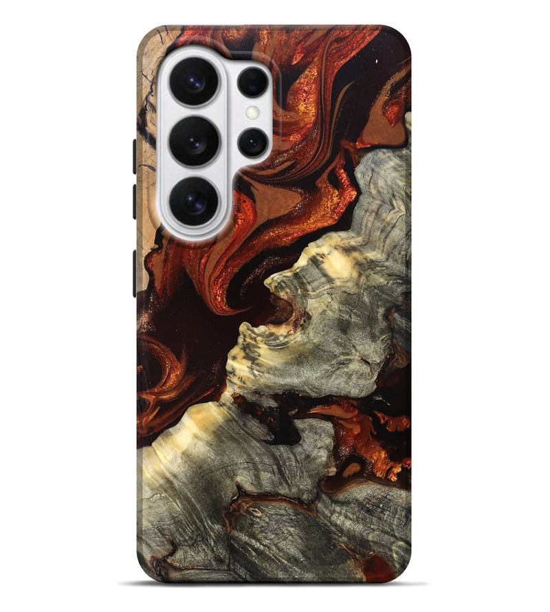 Galaxy S26 Ultra Wood Live Edge Phone Case - Johnnie (Red, 830248)