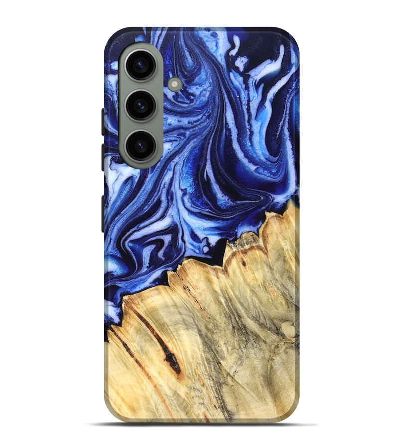 Galaxy S24 Plus Wood Live Edge Phone Case - Coy (Blue, 830256)