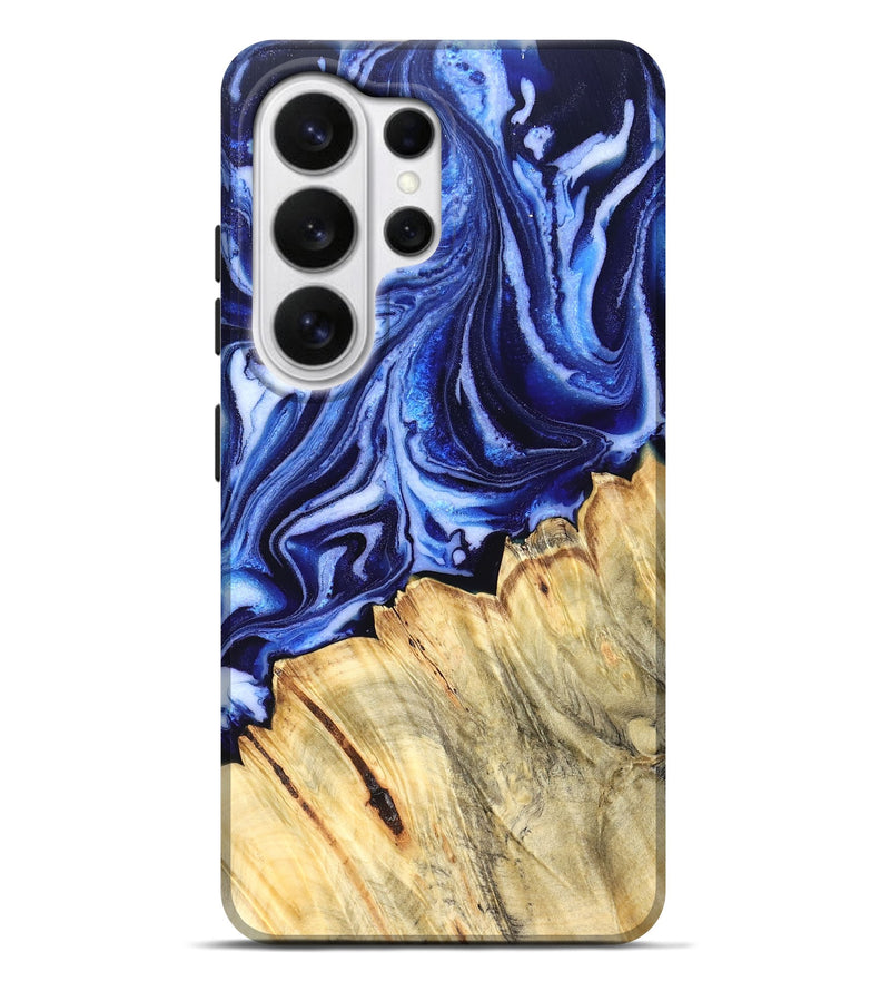 Galaxy S26 Ultra Wood Live Edge Phone Case - Coy (Blue, 830256)