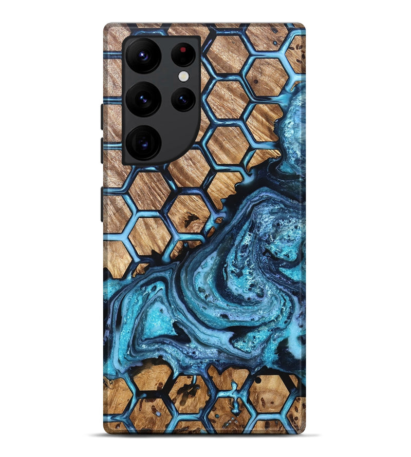 Galaxy S22 Ultra Wood Live Edge Phone Case - Rhianna (Pattern, 830257)