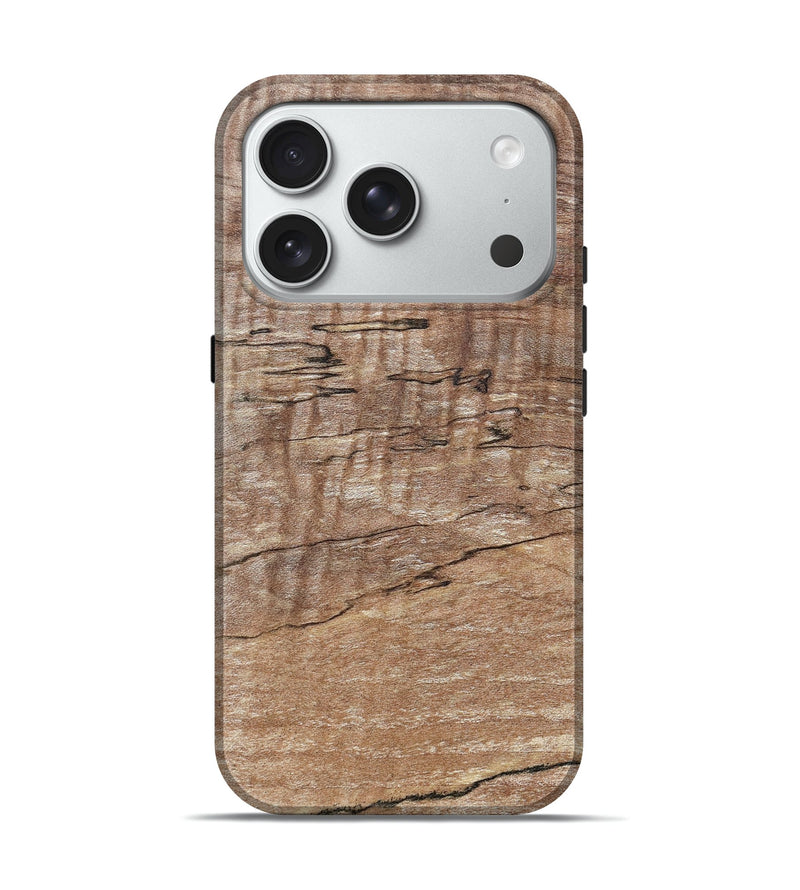 iPhone 18 Pro Wood Live Edge Phone Case - Kelsi (Solid Wood, 830261)