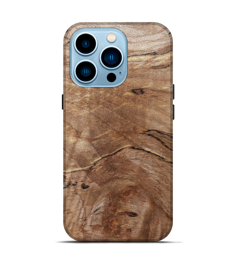 iPhone 14 Pro Wood Live Edge Phone Case - Tobias (Solid Wood, 830269)