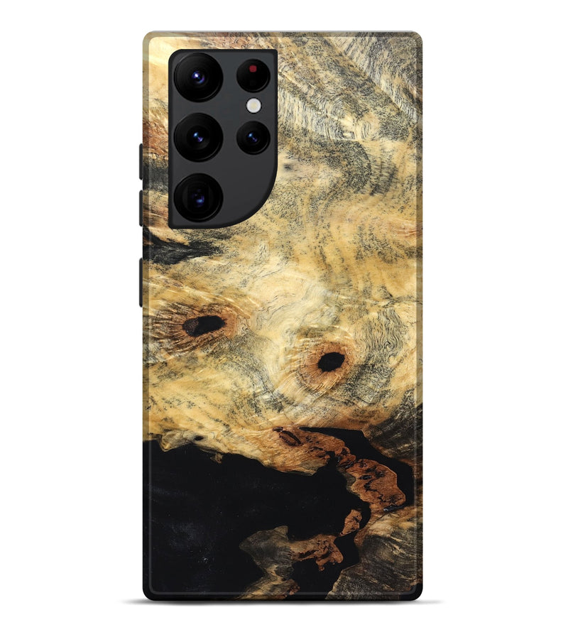 Galaxy S22 Ultra Wood Live Edge Phone Case - Kristin (Solid Wood, 830274)