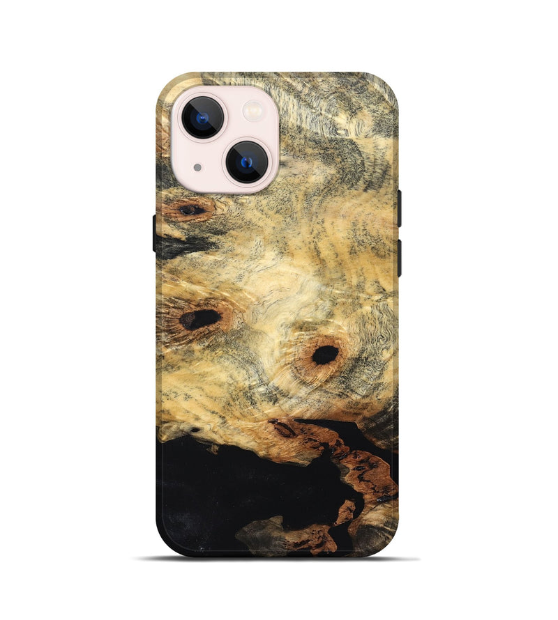iPhone 13 mini Wood Live Edge Phone Case - Kristin (Solid Wood, 830274)