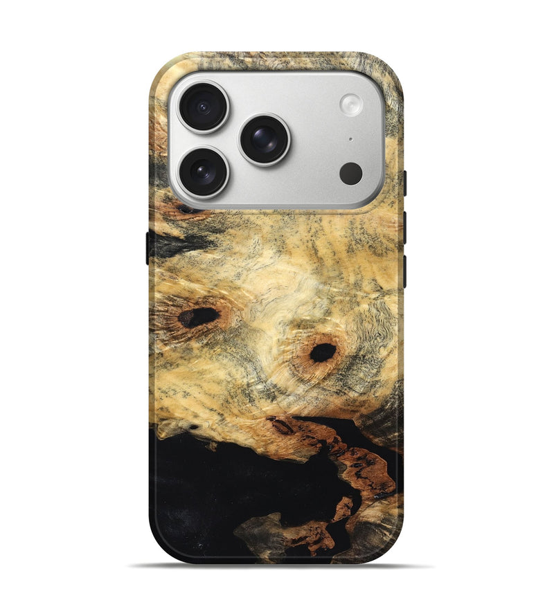 iPhone 17 Pro Wood Live Edge Phone Case - Kristin (Solid Wood, 830274)