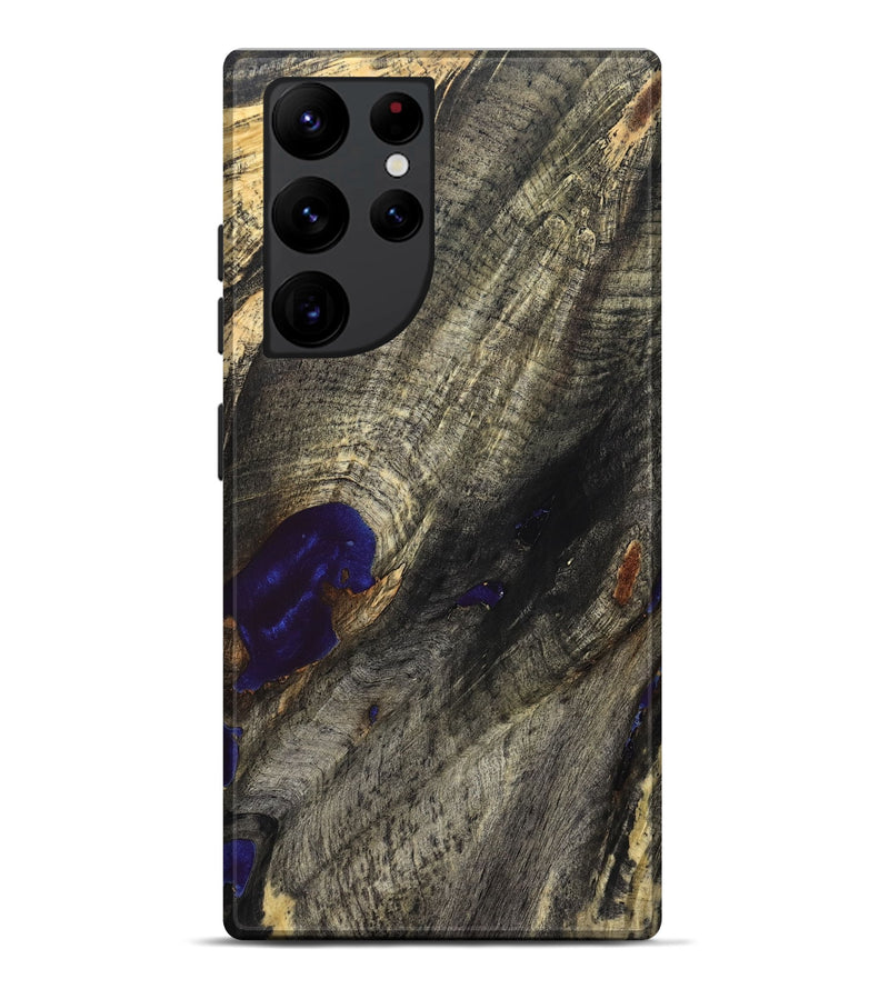 Galaxy S22 Ultra Wood Live Edge Phone Case - Rilla (Solid Wood, 830275)