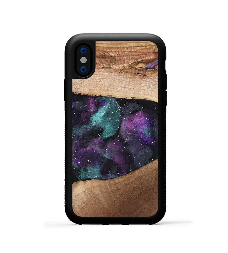 iPhone Xs Wood Phone Case - Amber (Cosmos, 830297)