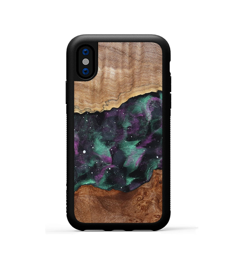 iPhone Xs Wood Phone Case - Andria (Cosmos, 830314)