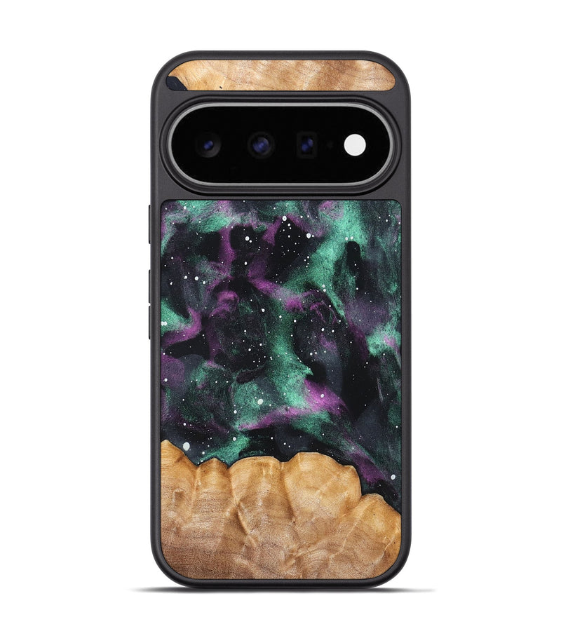 Pixel 11 Pro Wood Phone Case - Memphis (Cosmos, 830348)