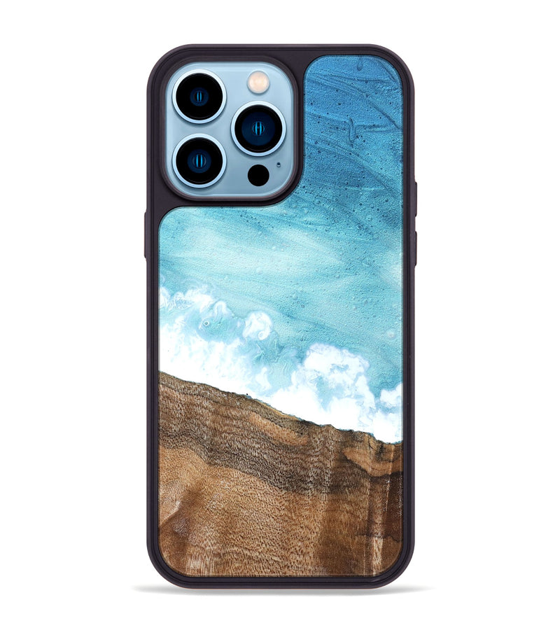 iPhone 14 Pro Max Wood Phone Case - Christi (Coastal, 830398)