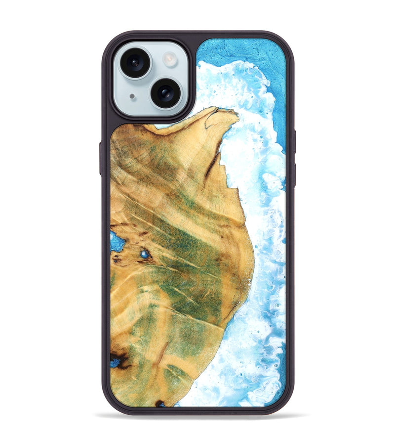 iPhone 15 Plus Wood Phone Case - Kim (Coastal, 830441)