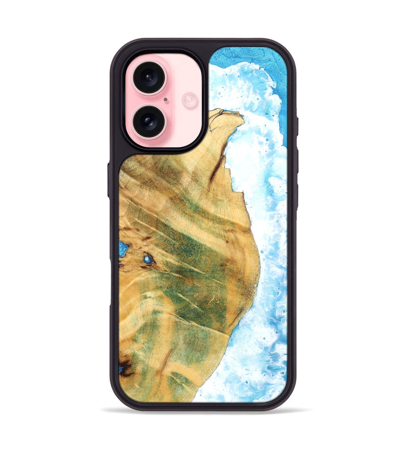 iPhone 16 Wood Phone Case - Kim (Coastal, 830441)