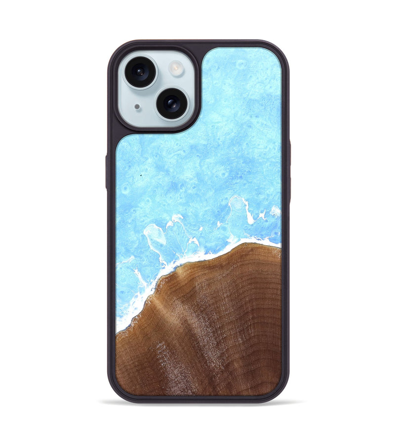iPhone 15 Wood Phone Case - Aziel (Coastal, 830444)