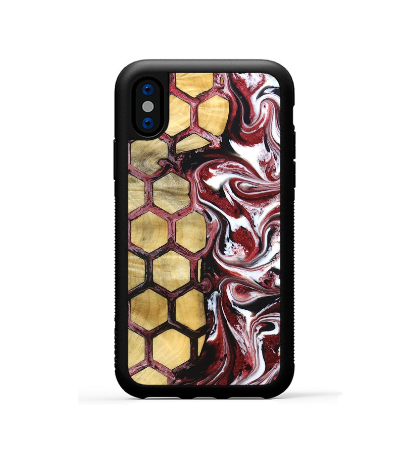 iPhone Xs Wood Phone Case - Kayce (Pattern, 830452)