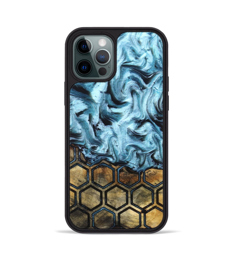 iPhone 12 Pro Wood Phone Case - Vallie (Pattern, 830453)