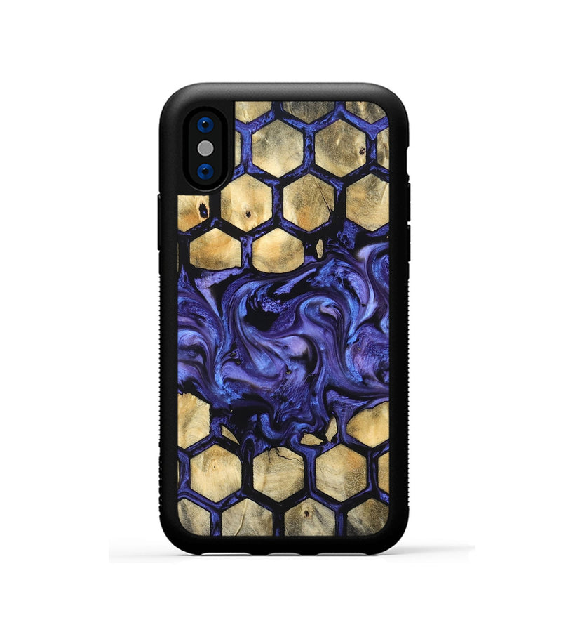 iPhone Xs Wood Phone Case - Earle (Pattern, 830457)